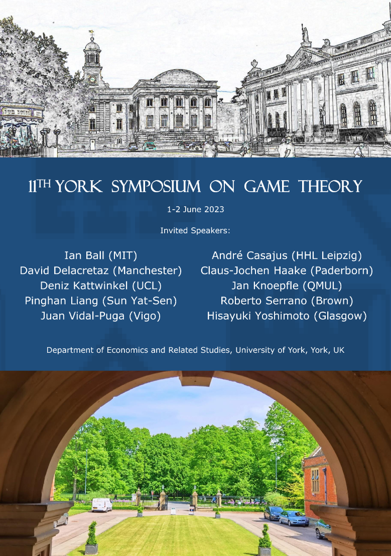 11th York Symposium on Game Theory